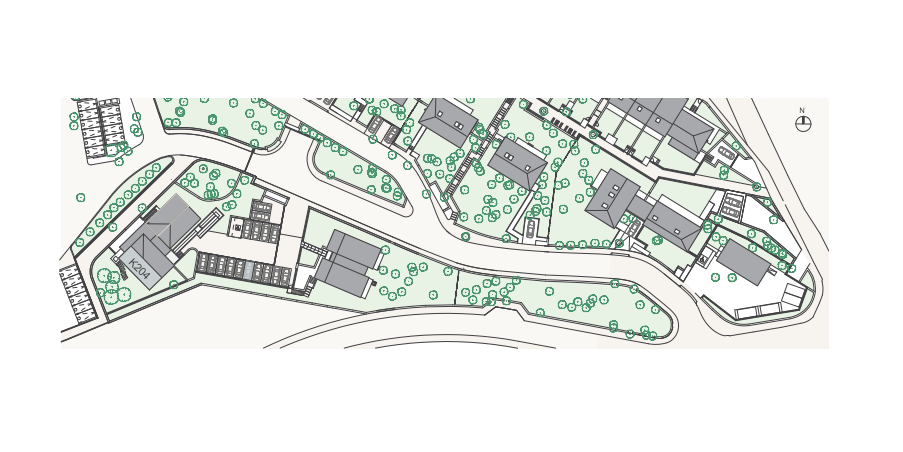 Berengaria block Apartments apartment K204 layout