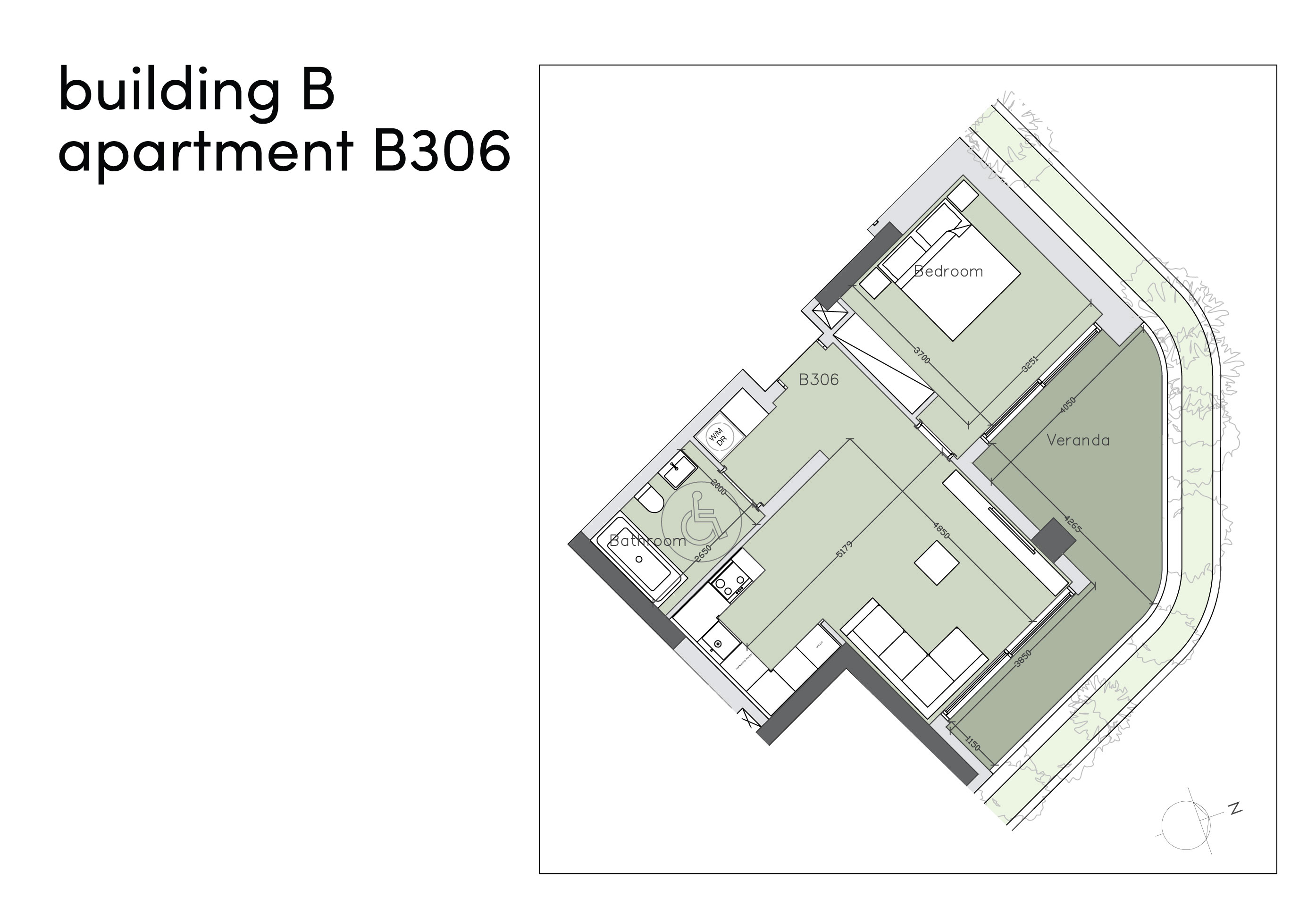 Land of Tomorrow block B apartment B306 layout