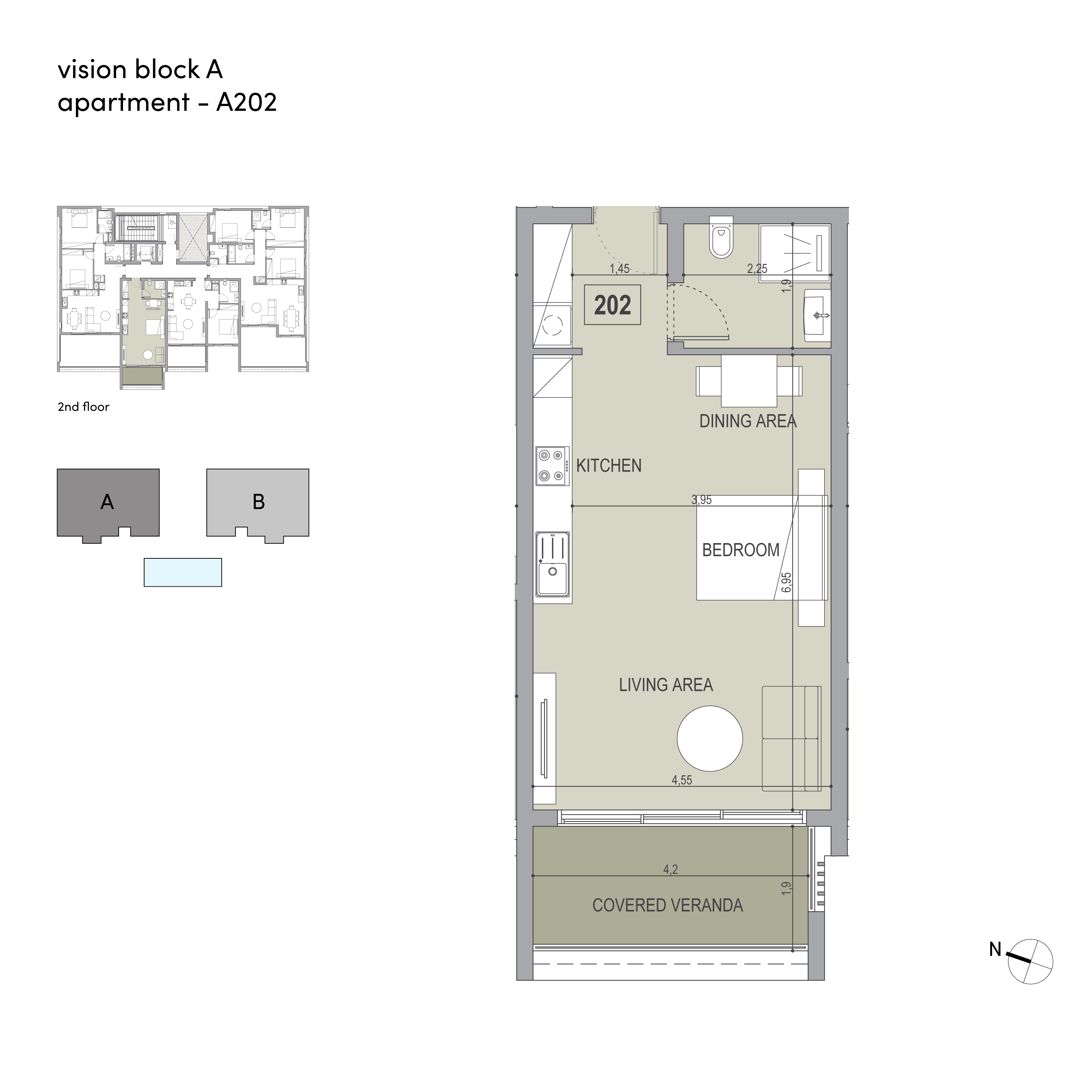 Vision block A apartment 202 layout