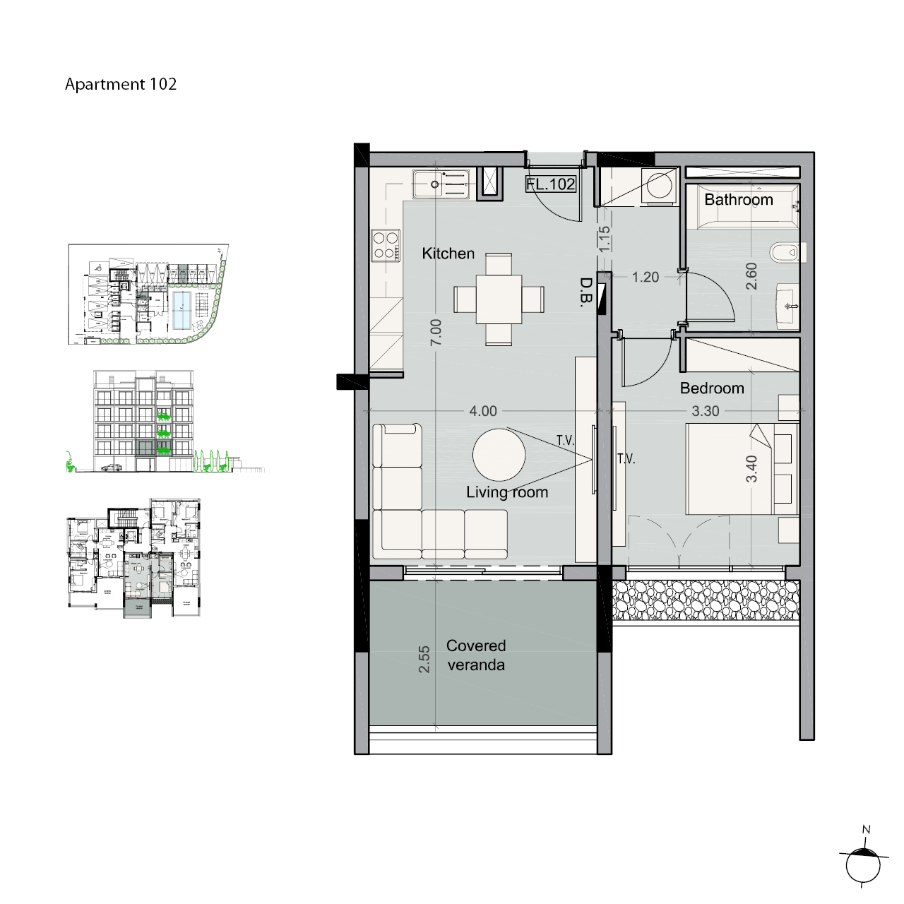 Rise unit 102 layout