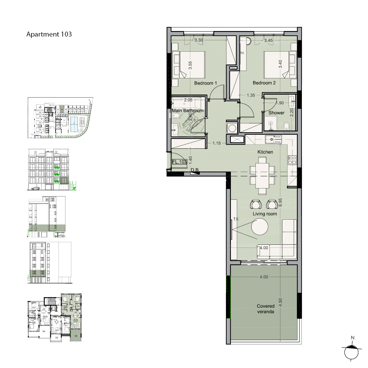 Rise unit 103 layout