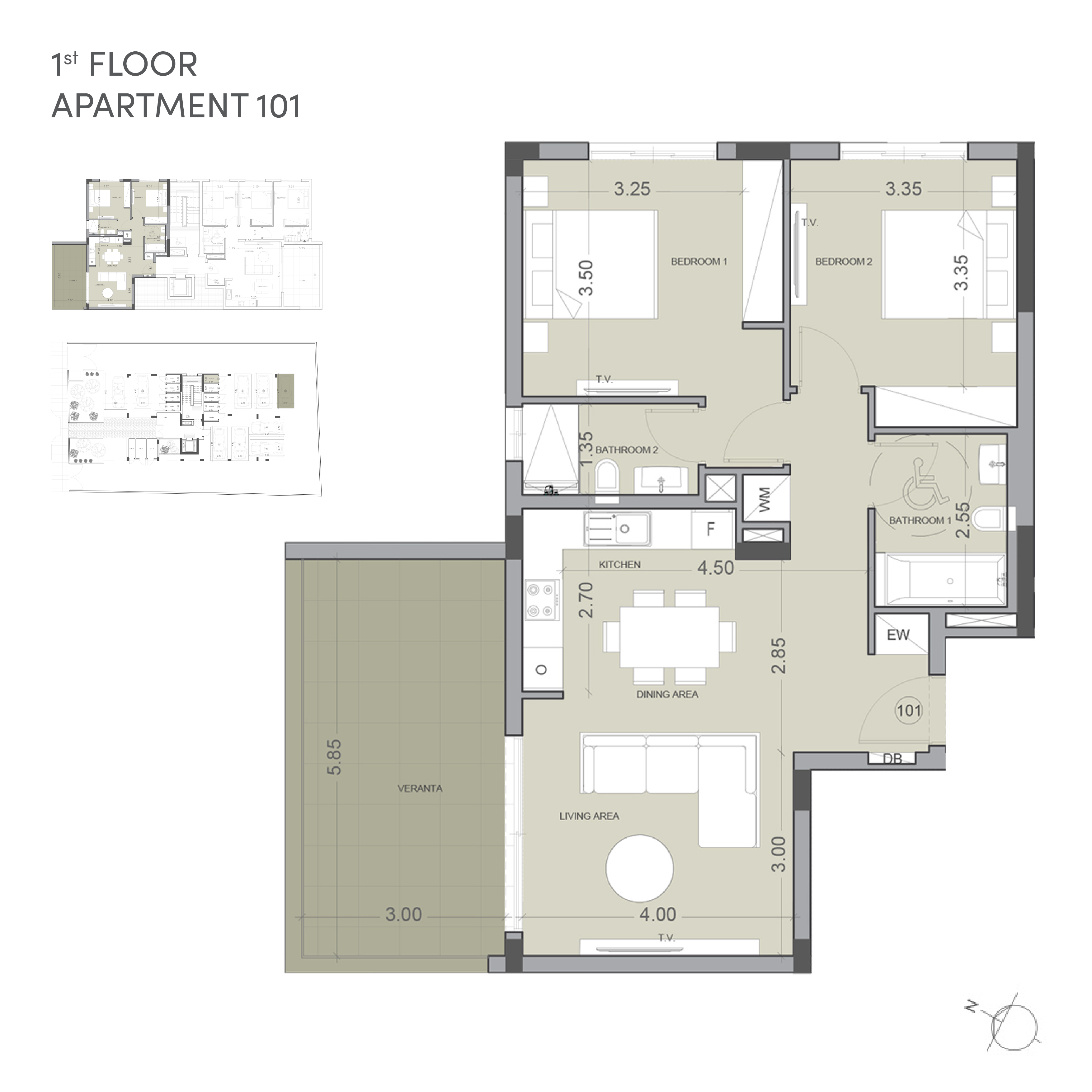 Hide unit A101 layout