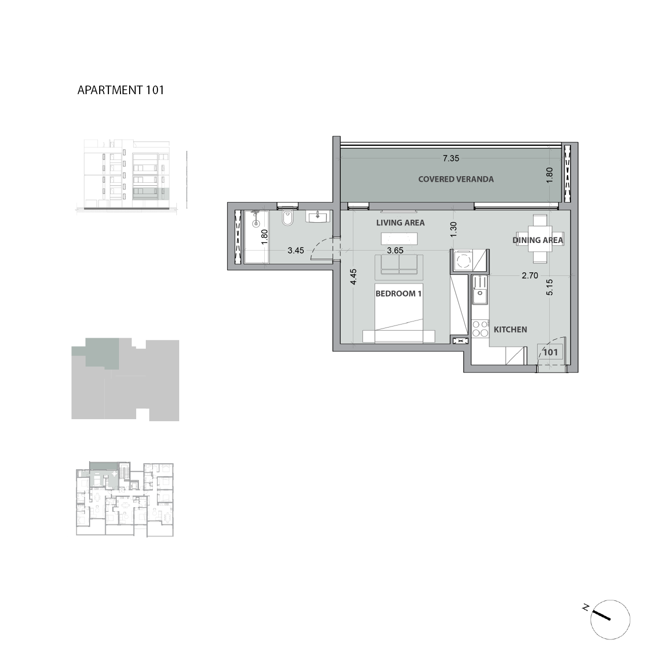 Verde unit 101 layout